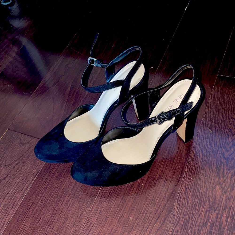 Nine West sling back black